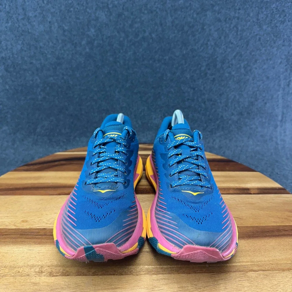 Hoka One One Torrent 2 Trail Running Shoes Womens Size 5 Real Teal Cantaloupe